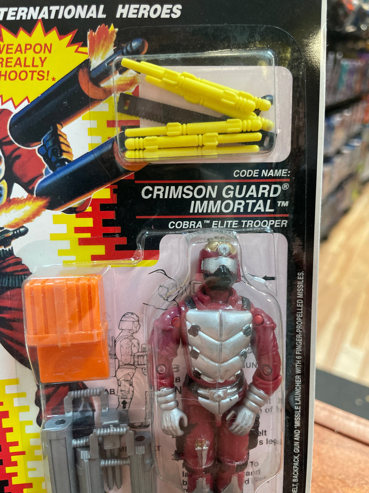 Crimson Guard (Vintage GI Joe, Funskool) Sealed product image 3, provided for visual reference and product detail review