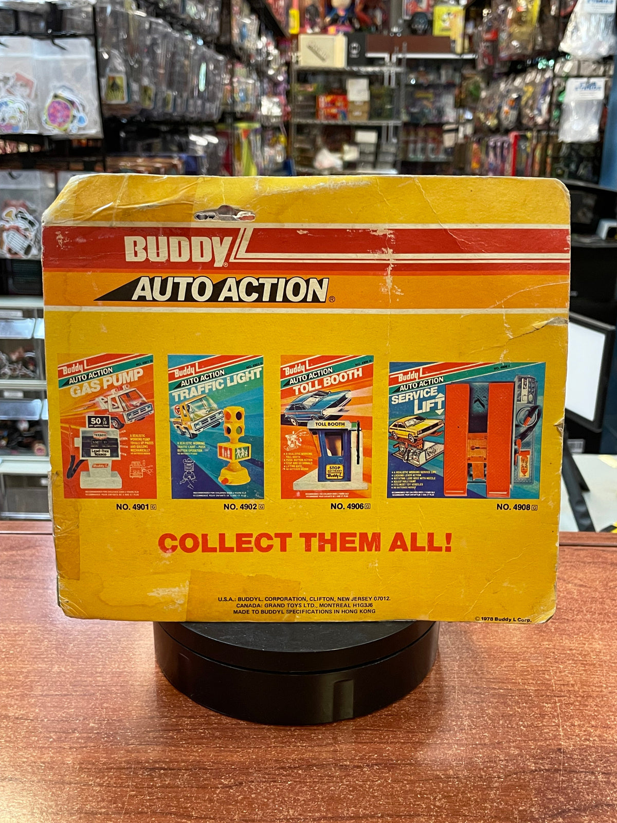 Auto Action Service Lift toy (Vintage Buddy L) SEALED product image 5, provided for visual reference and product detail