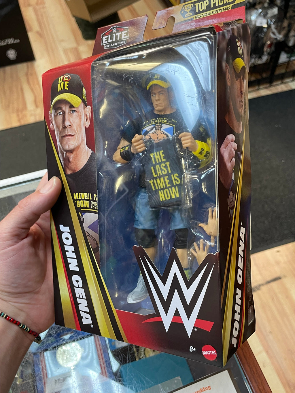 John Cena -Top Picks- (WWE Elites, Mattel) **SEALED** product image 6, provided for visual reference and product detail