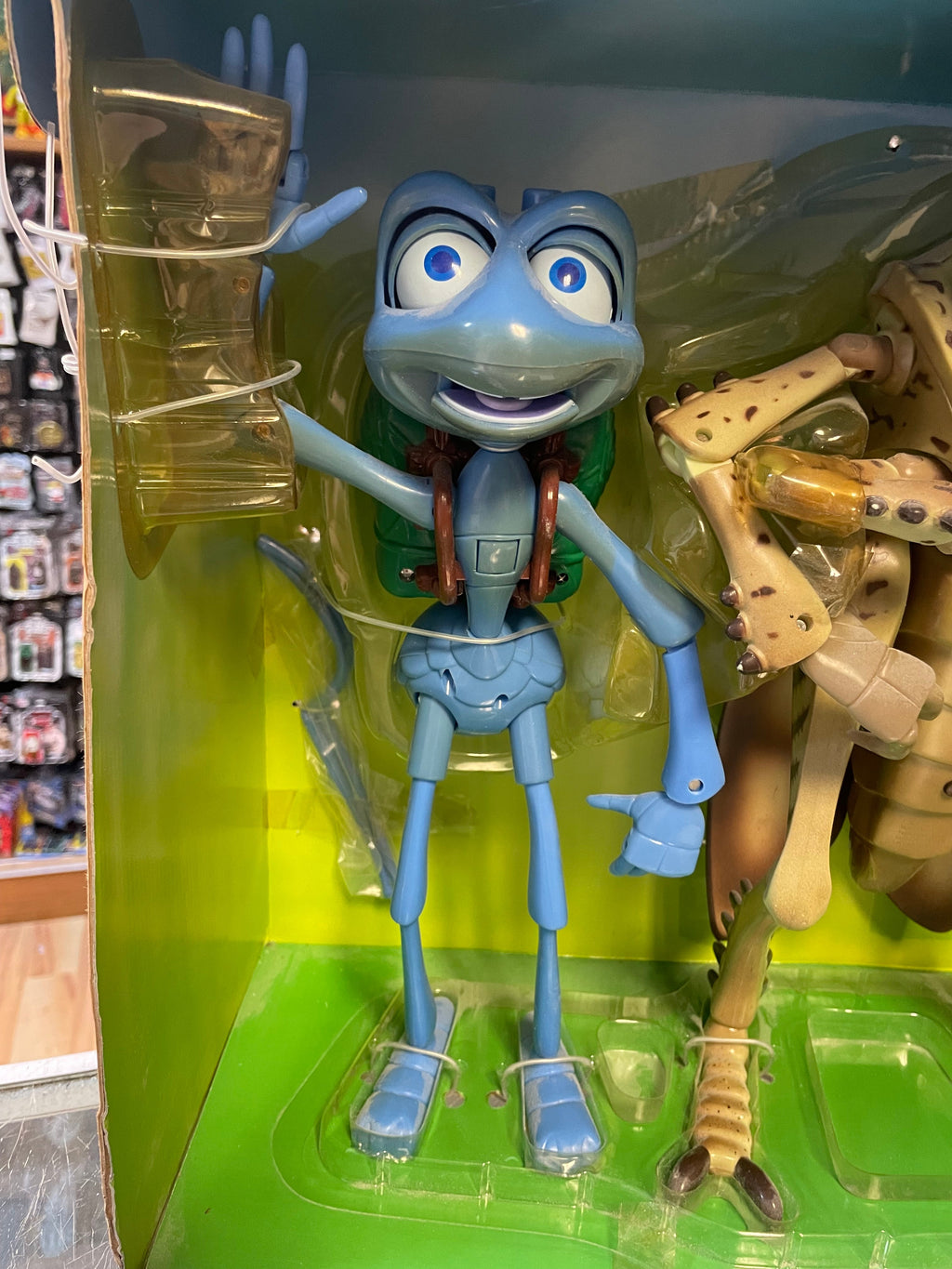Interactive Flik & Hopper (Vintage Bugs Life, Thinking Toy) **NEW OPENNED** product image 9, provided for visual reference
