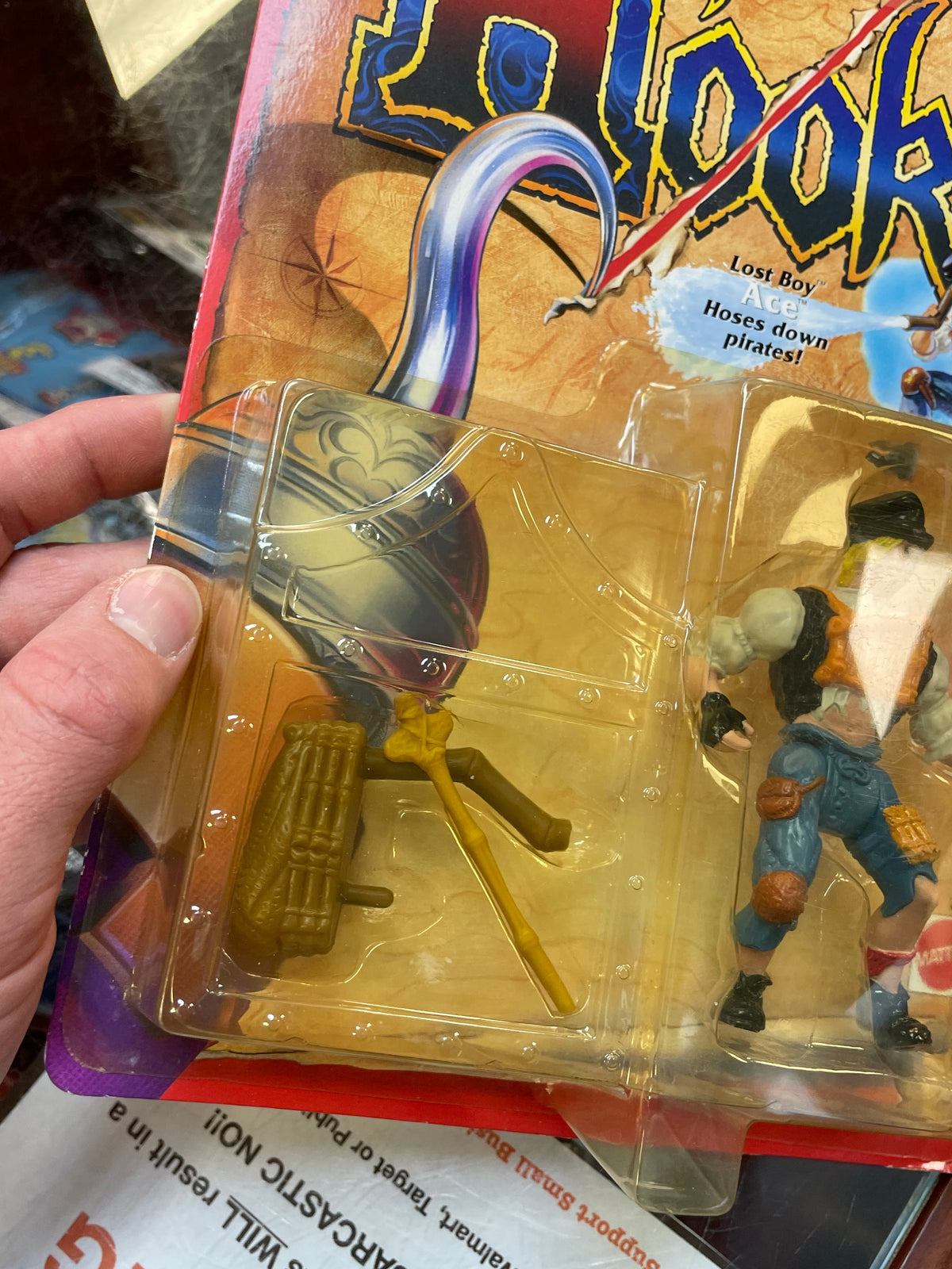 Lost Boy Ace #2817 (Vintage Hook, Mattel) SEALED product image 5, provided for visual reference and product detail review