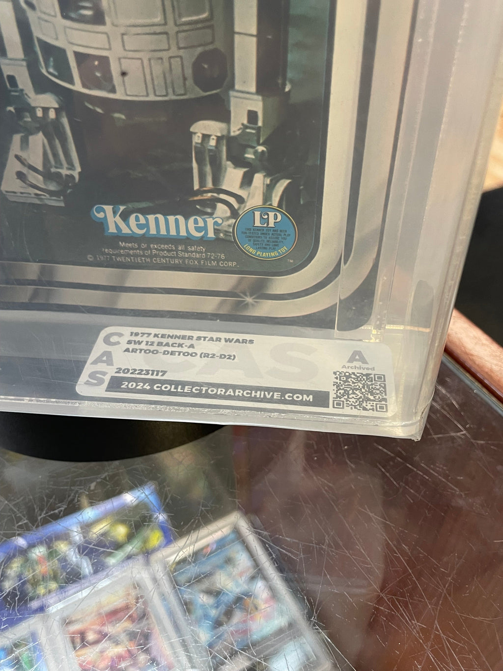 R2-D2 Artoo Detoo 12A Back (Vintage Star Wars, Kenner) GRADED product image 5, provided for visual reference and product