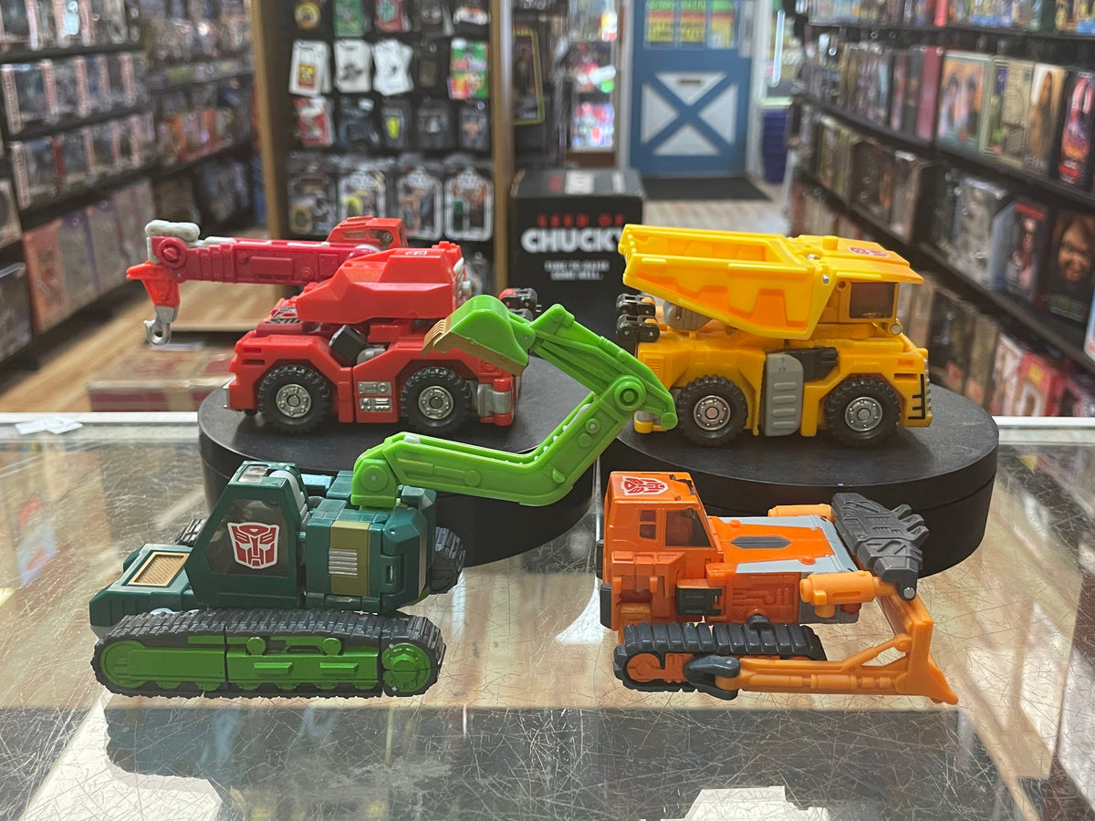 Transformers Build Team (Robots In Disguise, Heavyload, Hightower, Wedge, Grimlock) COMPLETE SET product image 1, provided
