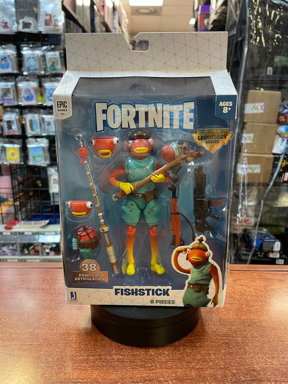 Fishstick (Fortnite Legendary, Jazwares) **SEALED** product image 1, provided for visual reference and product detail review