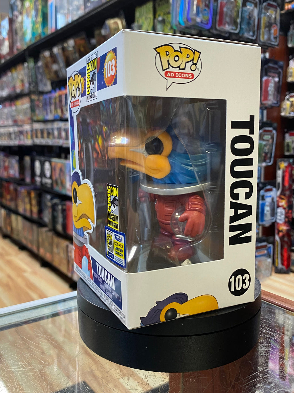 Toucan #103 Museum LE 1000 (Funko Pop, Ad Icons) EXCLUSIVE product image 2, provided for visual reference and product detail
