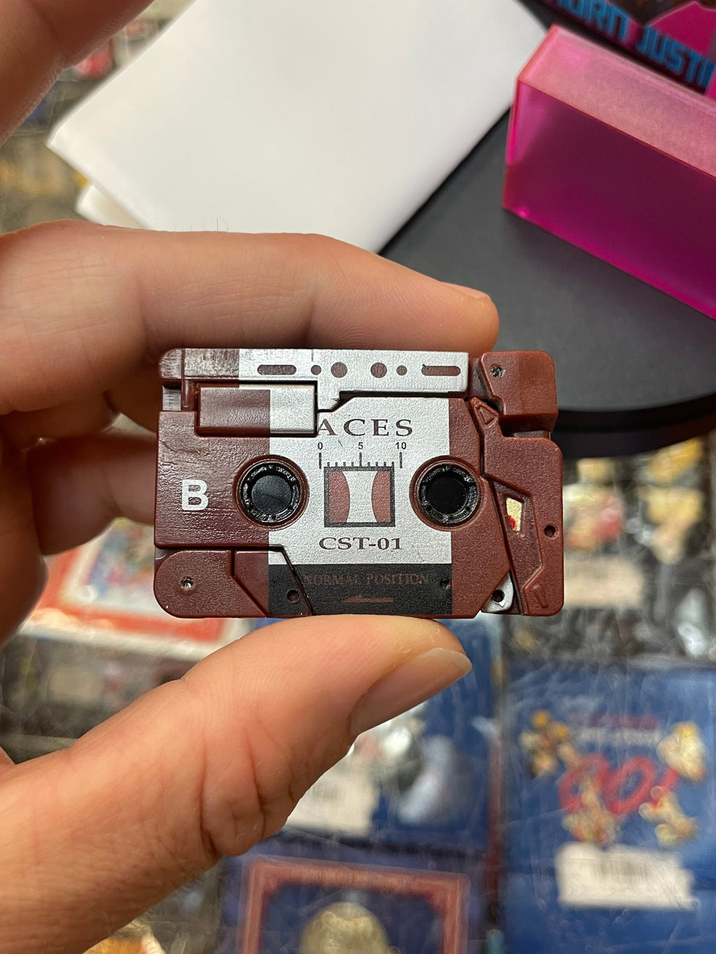CST-01J Rhinohorn Justice Cassette (Transformers KO, KFCTOYS) COMPLETE product image 5, provided for visual reference and