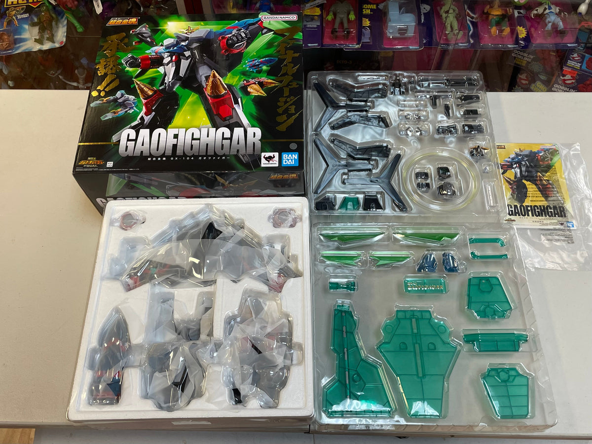 GX-104 GaoFighGar (The King of Braves GaoGaiGar Final, Bandai Soul Of Chogokin) OPEN BOX product image 1, provided for