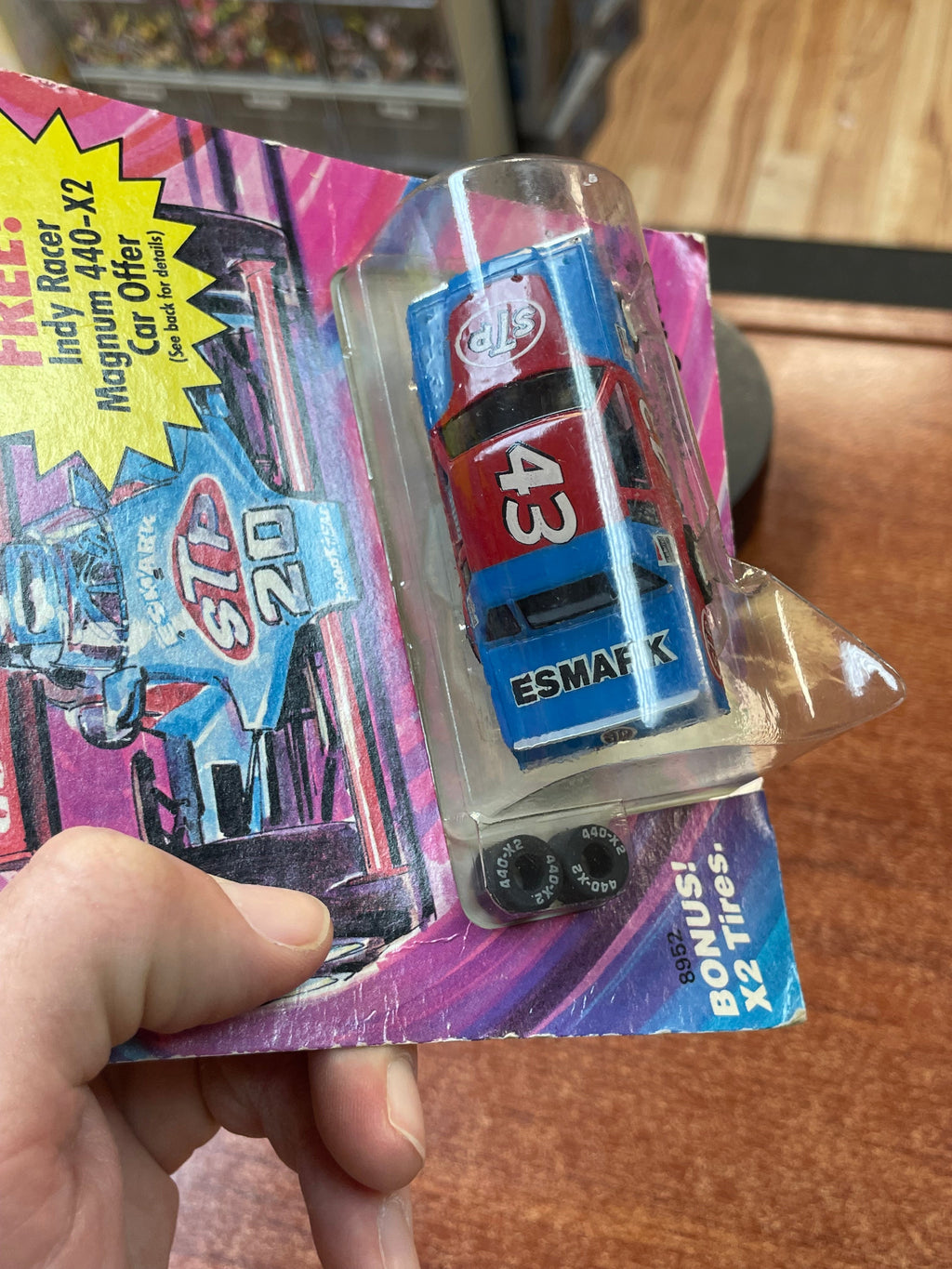 Richard Petty Esmark 8942 (Vintage Slot Car, TYCO) SEALED product image 8, provided for visual reference and product detail