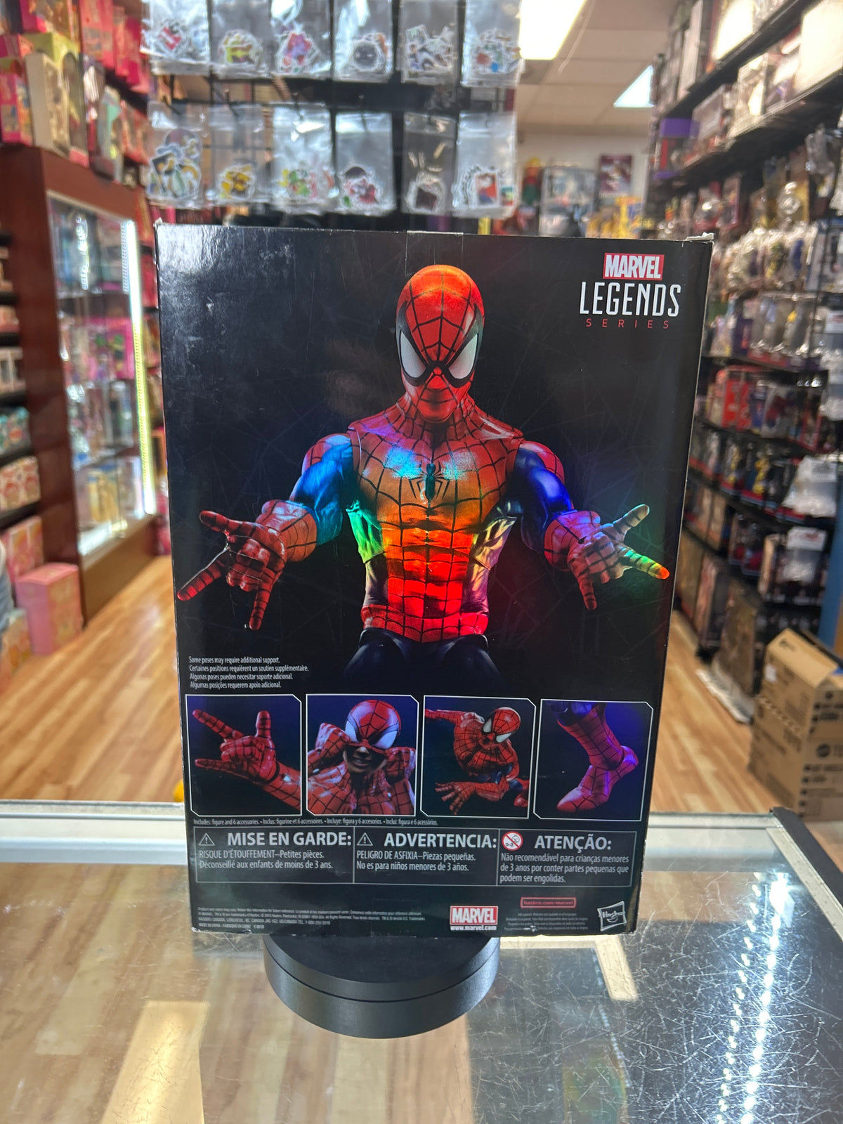 Spiderman -Deluxe 12"- (Marvel Legends, Hasbro) **COMPLETE** product image 9, provided for visual reference and product