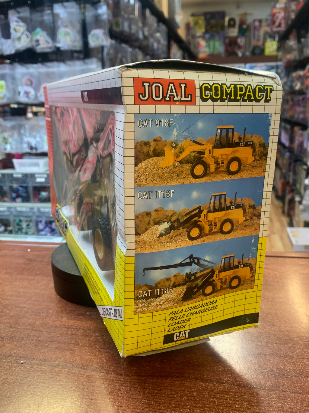 Caterpillar Compact CAT IT18F Front Loader 1/25 ( Vintage JOAL, CAT) product image 10, provided for visual reference and