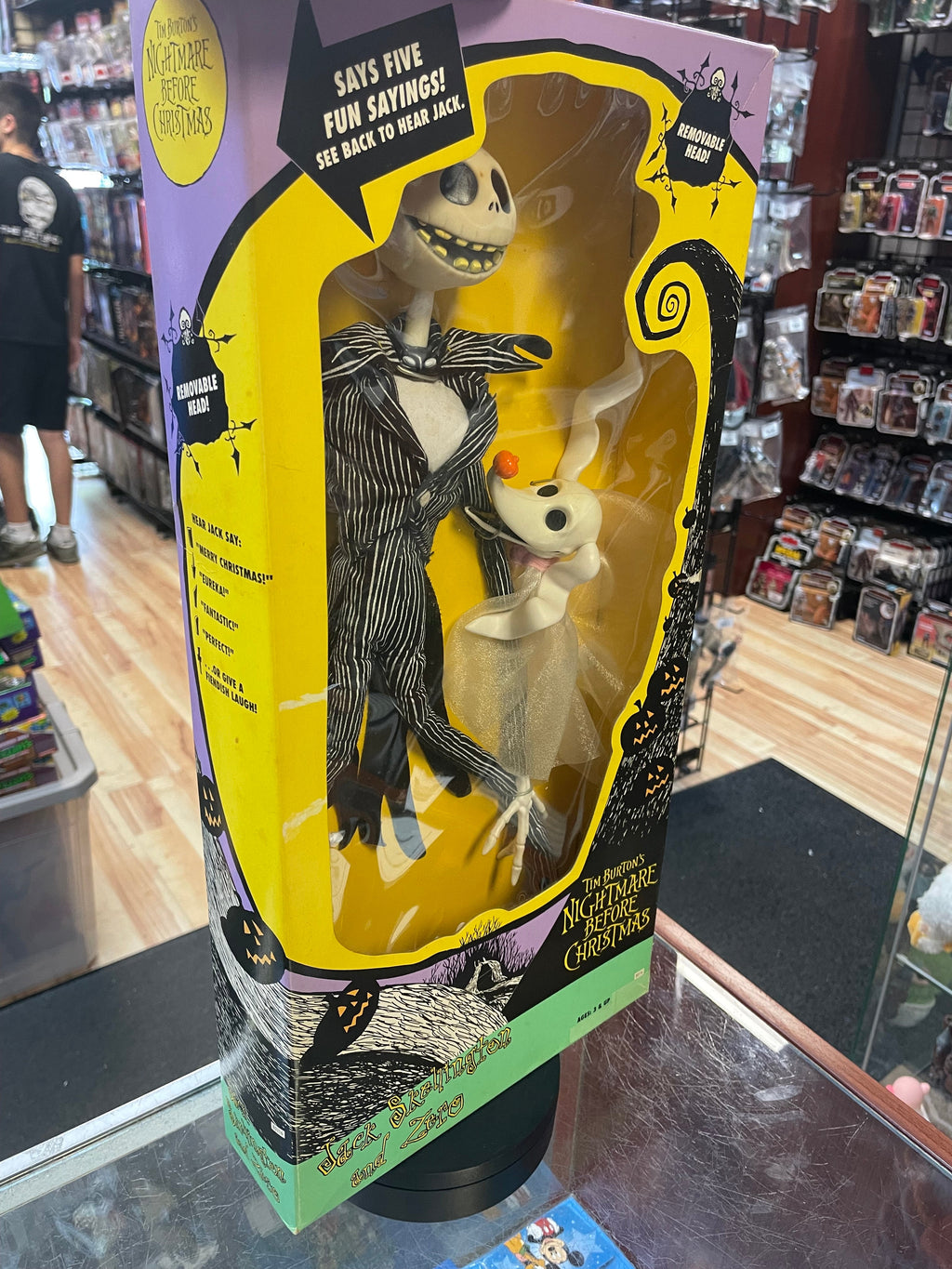 Talking Jack Skellington with Zero (Vintage Nightmare Before Christmas, Hasbro) **SEALED** (Copy) product image 22, provided