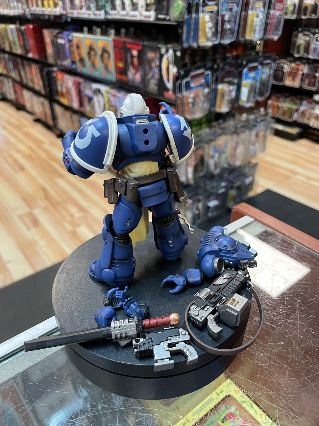 Ultramarines Sternguard Veteran (Warhammer 40K, Joytoy) **COMPLETE** product image 7, provided for visual reference and