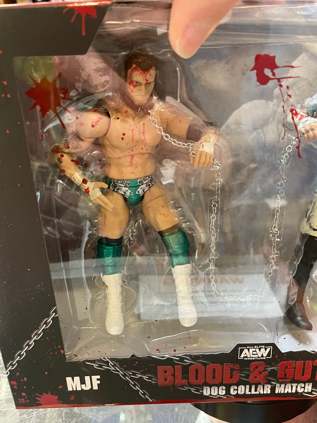 Blood & Guts: CM Punk & MJF (AEW Unmatched Collection, Jazwares) **SEALED** product image 9, provided for visual reference