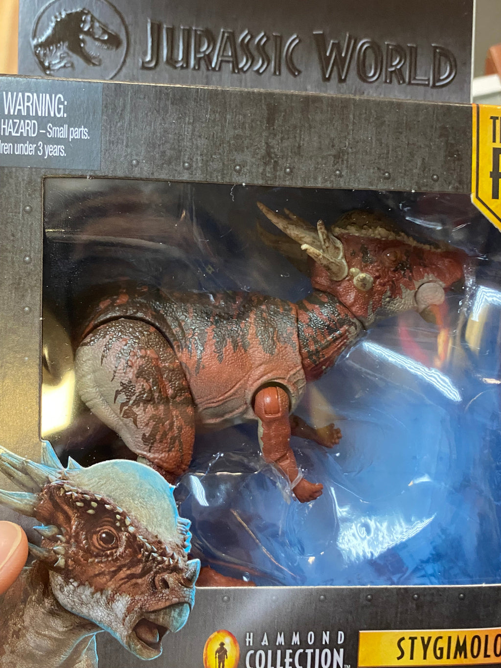 Stygimoloch (Jurassic Park Hammond Collection, Mattel) SEALED product image 4, provided for visual reference and product