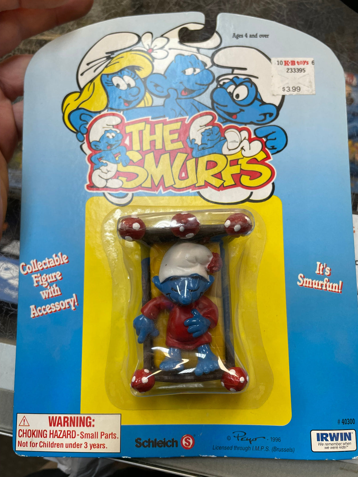 Sleepy Smurf (Vintage Smurfs, Schleich Peyo) **SEALED** product image 11, provided for visual reference and product detail