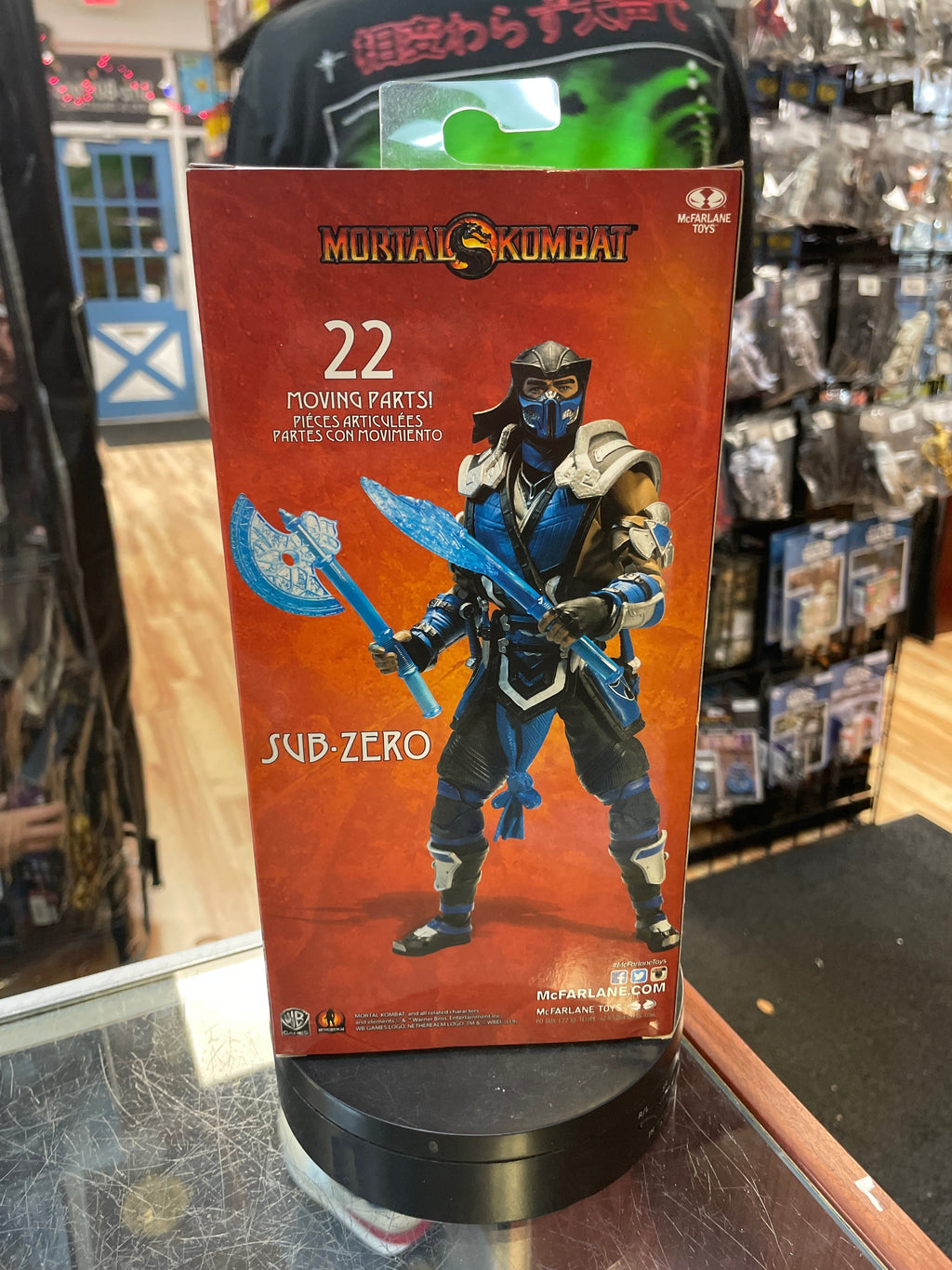 Sub-Zero (Mortal Kombat, McFarlane Toys) **SEALED** product image 2, provided for visual reference and product detail review