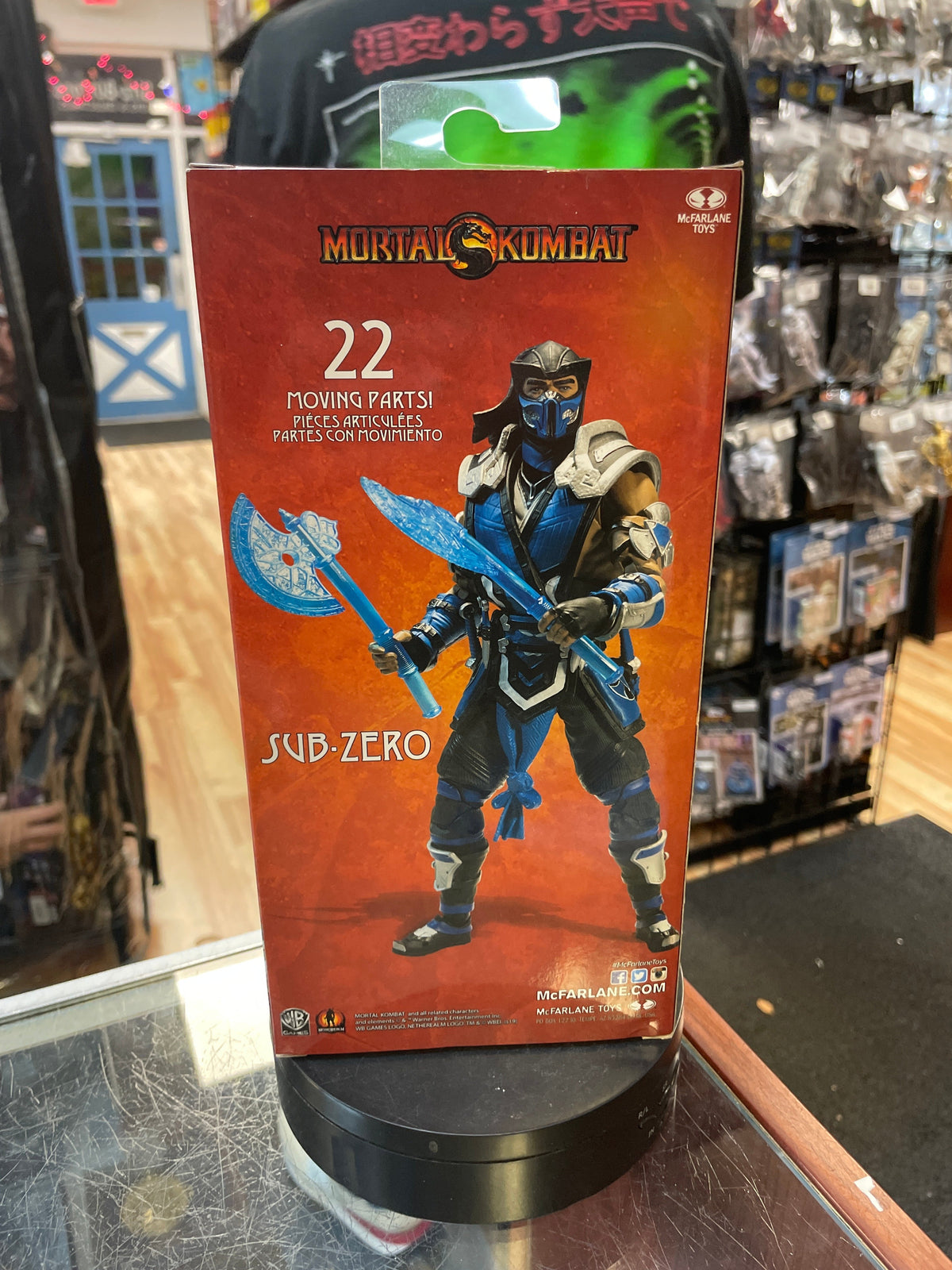 Sub-Zero (Mortal Kombat, McFarlane Toys) **SEALED** product image 2, provided for visual reference and product detail review