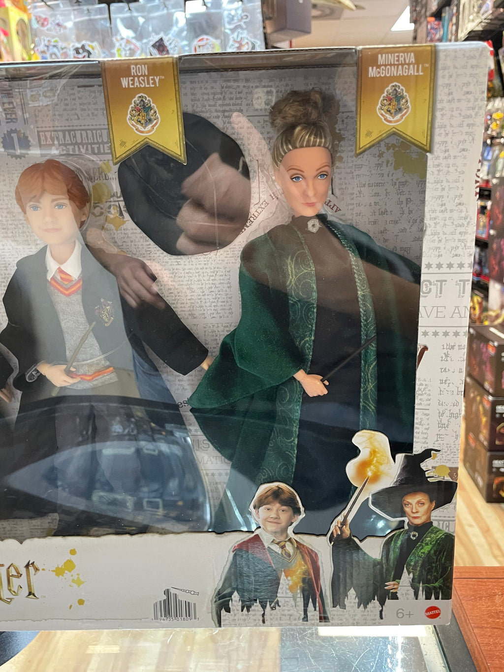 Ron/Hermione/Dumbledore/McGonagall 5 Pack Doll (Harry Potter, Mattel) **SEALED** product image 2, provided for visual