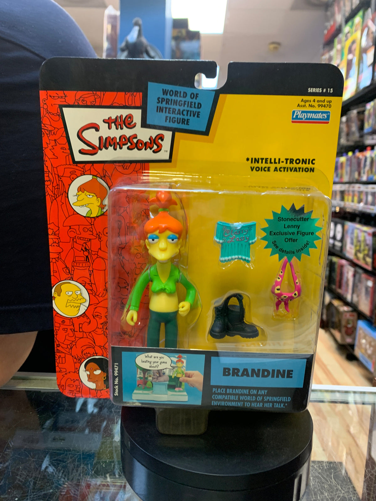 Brandine (Vintage Simpsons, Playmates) SEALED product image 1, provided for visual reference and product detail review