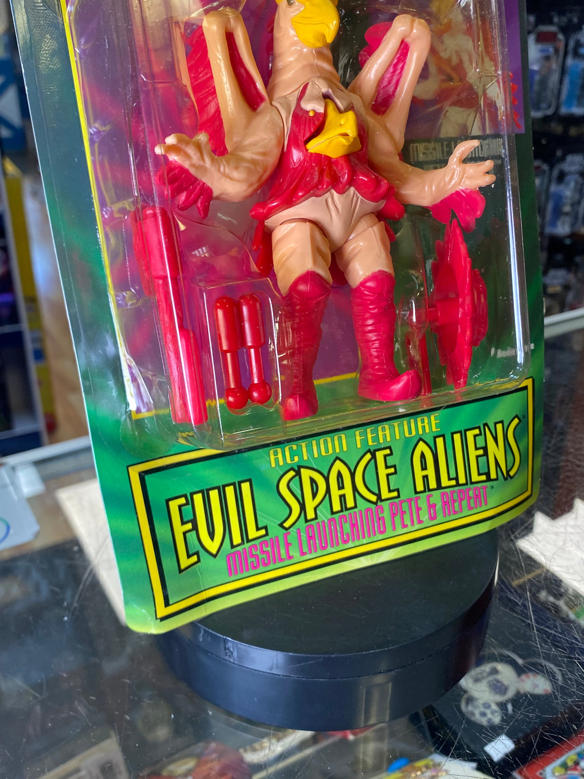 Pete & Repeat Evil Space Aliens (Vintage MMPR Power Rangers, Bandai) SEALED product image 4, provided for visual reference