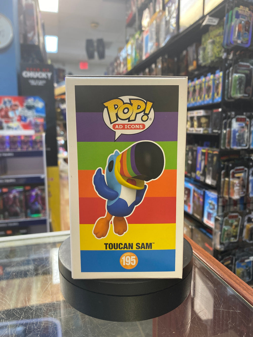 Toucan Sam #195 (Funko Pop, Froot Loops) product image 2, provided for visual reference and product detail review
