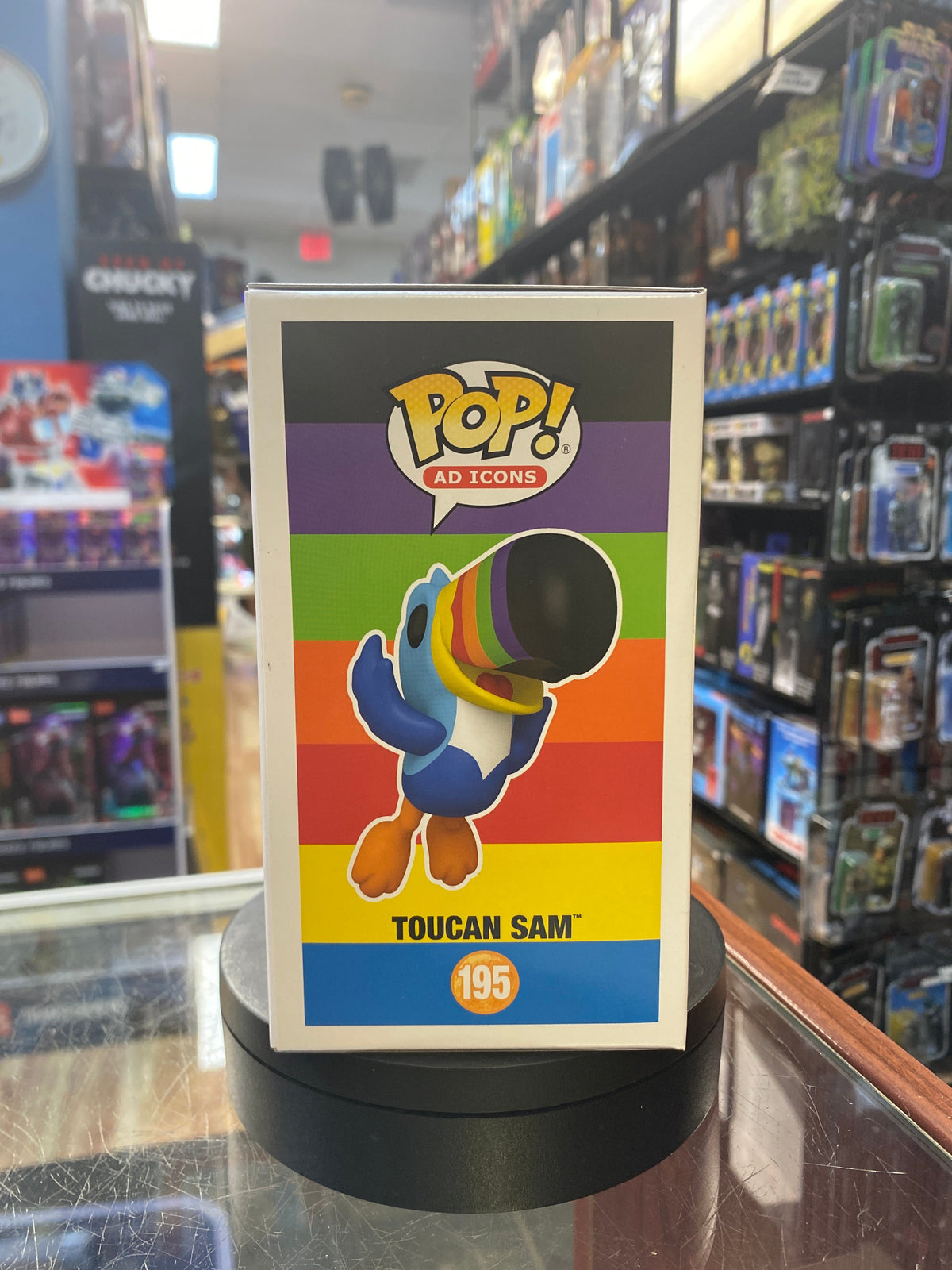 Toucan Sam #195 (Funko Pop, Froot Loops) product image 2, provided for visual reference and product detail review