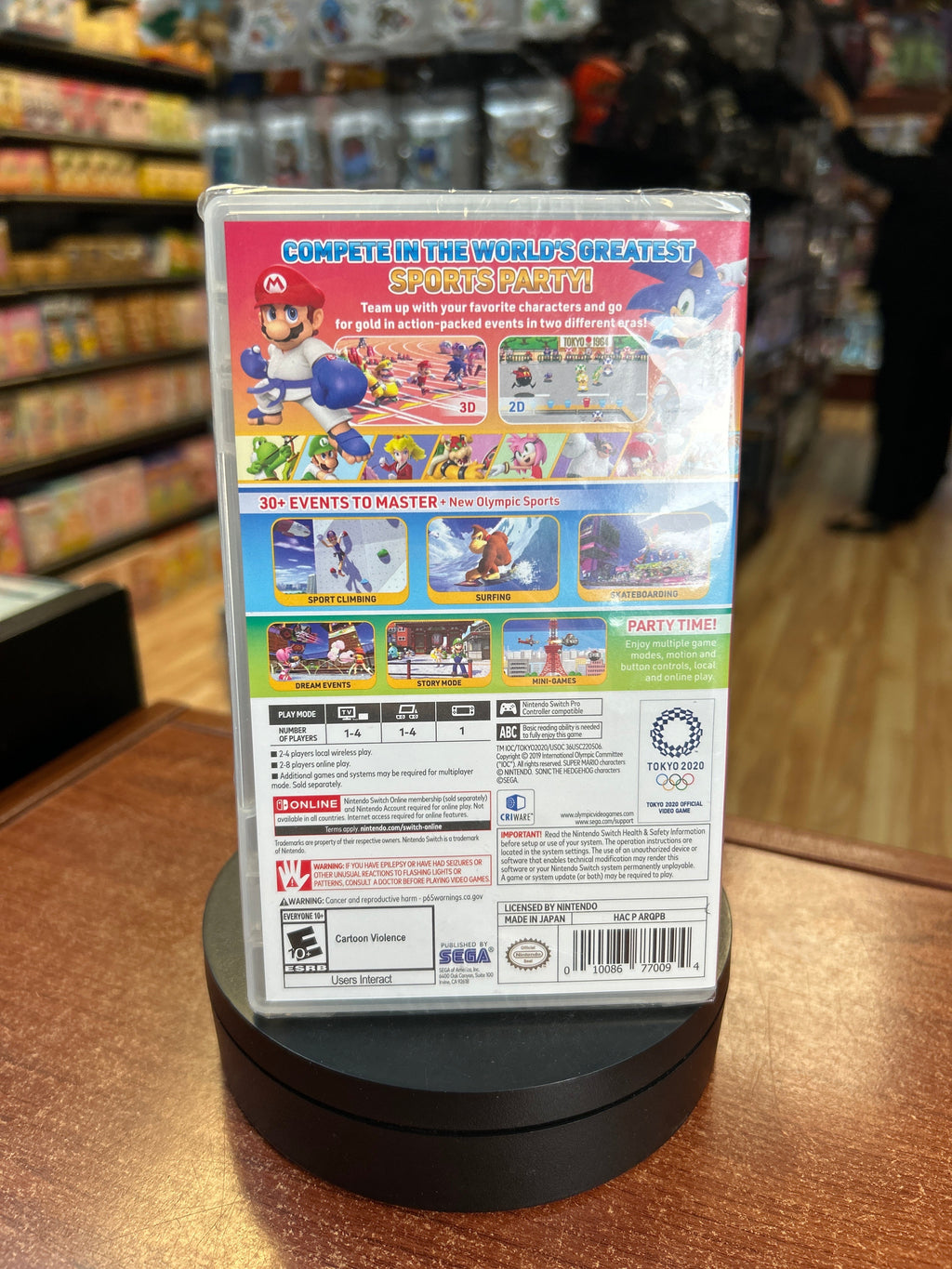 Mario & Sonic at the Olympic Games (Nintendo Switch Video Games,Sega) **SEALED** product image 2, provided for visual