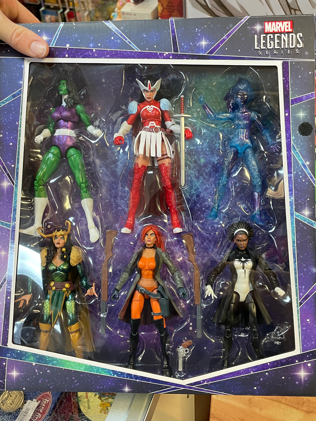 A-Force Heroines 6 Pack (Marvel Legends, Hasbro) *SEALED* product image 2, provided for visual reference and product detail