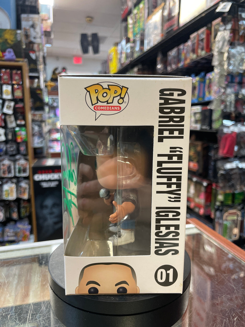 Gabriel "Fluffy" Iglesias Signed (Funko Pop, Comedians) **Fluffy Shop Exclusive** product image 2, provided for visual