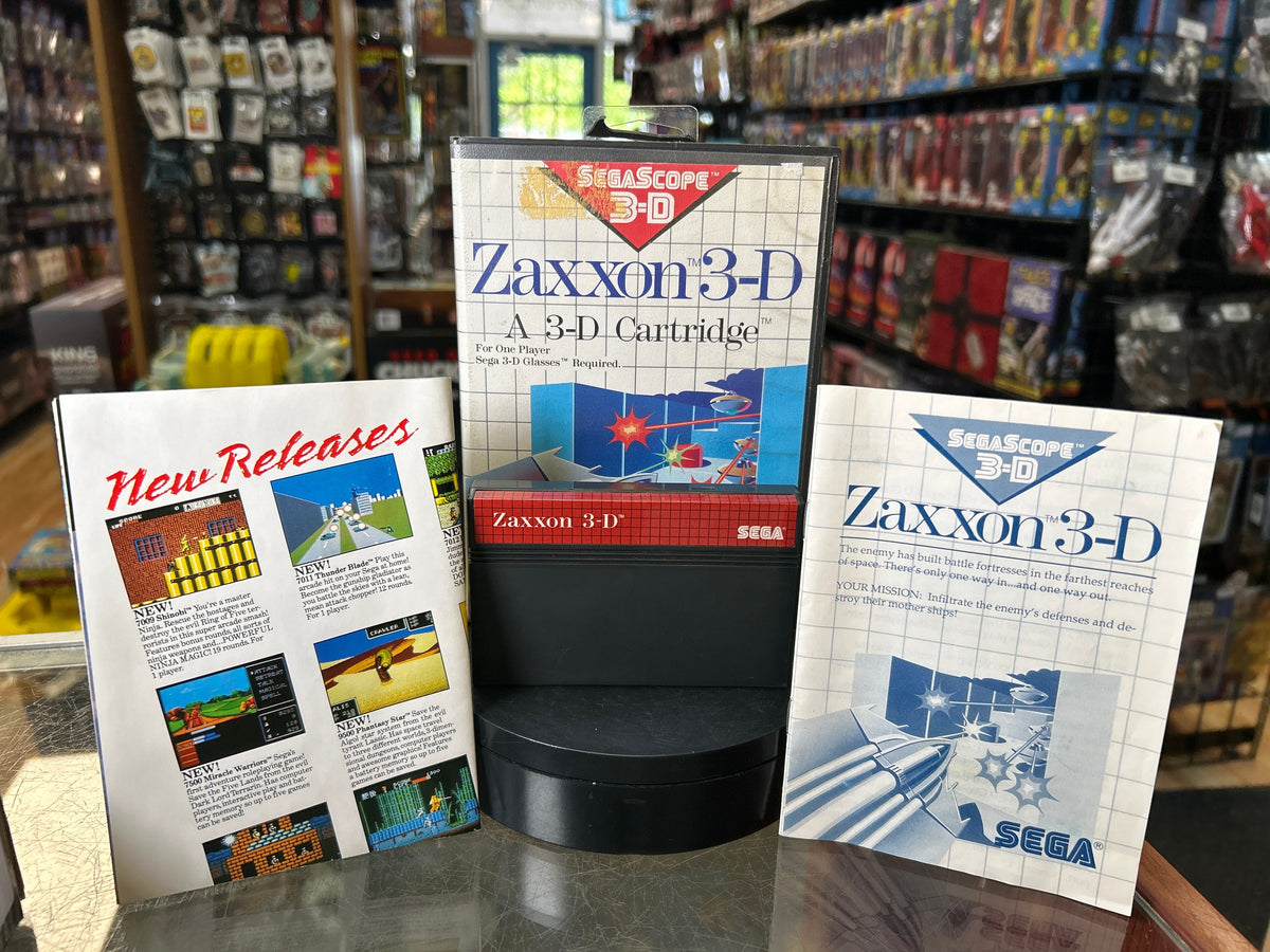 Zaxxon 3D 0849 (SEGA Master System SMS, Video Games) **COMPLETE** product image 1, provided for visual reference and product
