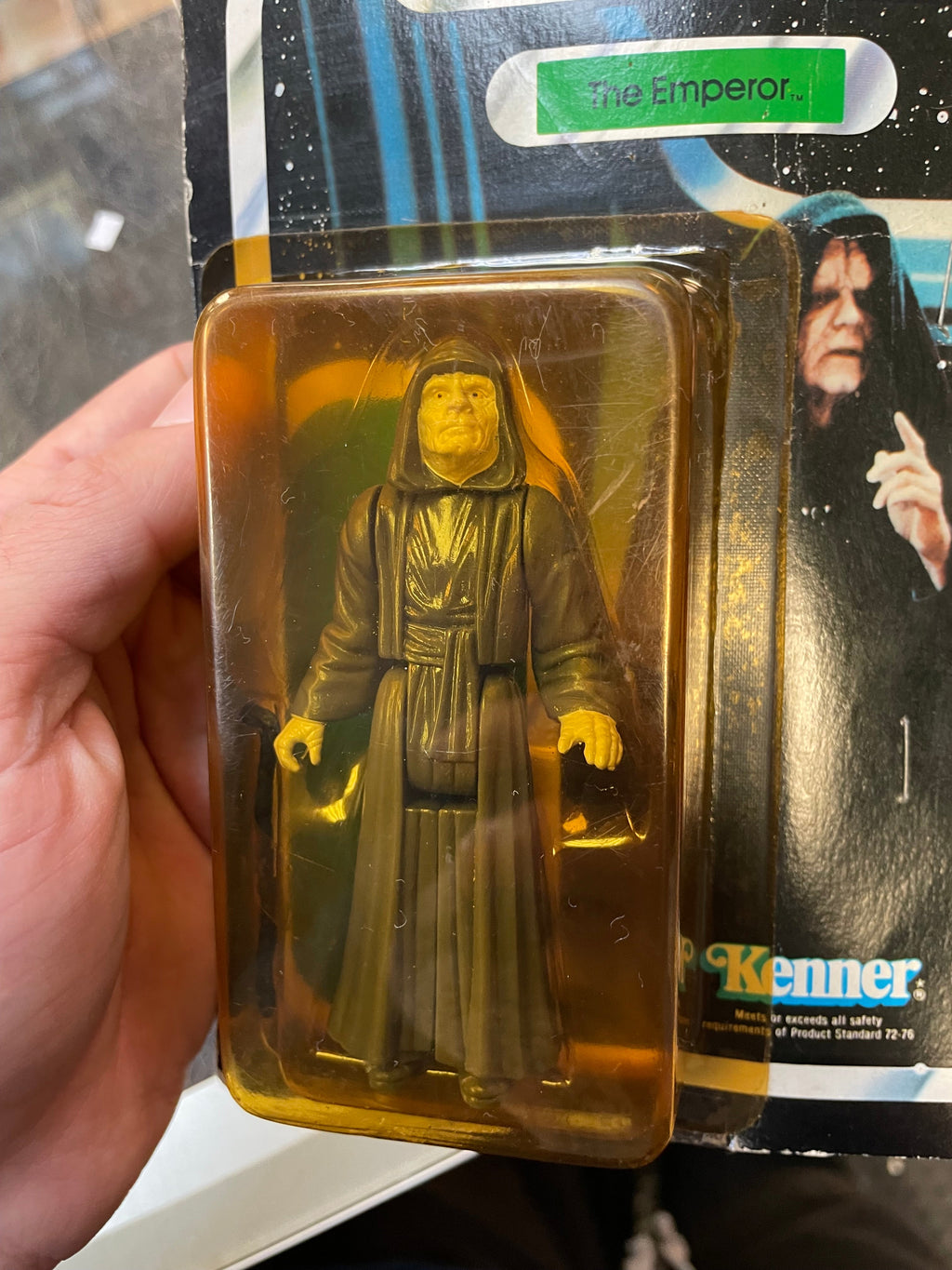 The Emperor ROTJ 9510 (Vintage Star Wars, Kenner) **SEALED** product image 6, provided for visual reference and product