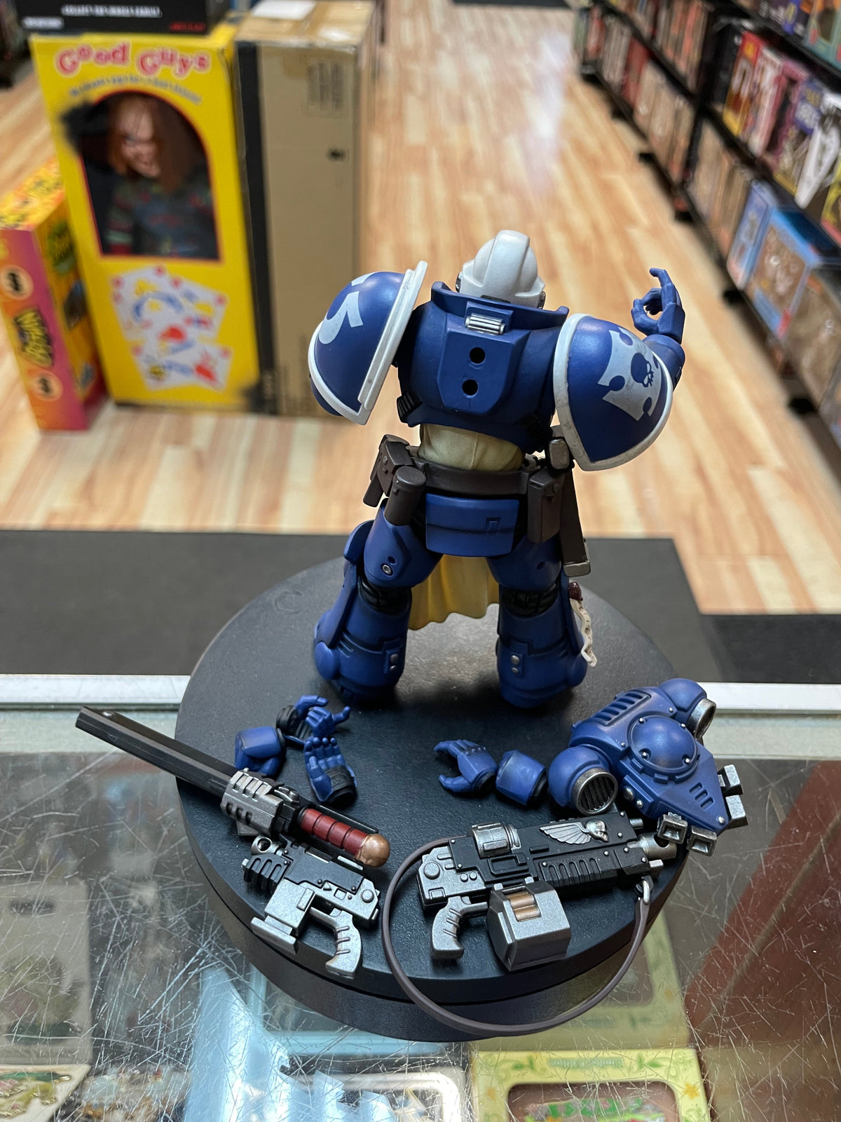 Ultramarines Sternguard Veteran (Warhammer 40K, Joytoy) **COMPLETE** product image 6, provided for visual reference and