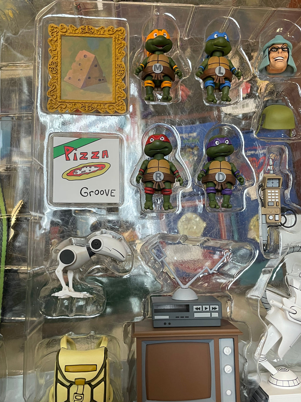 TMNT Baby Turtles Accessory Set (NECA, TMNT Teenage Ninja Turtles) OPEN/COMPLETE product image 8, provided for visual
