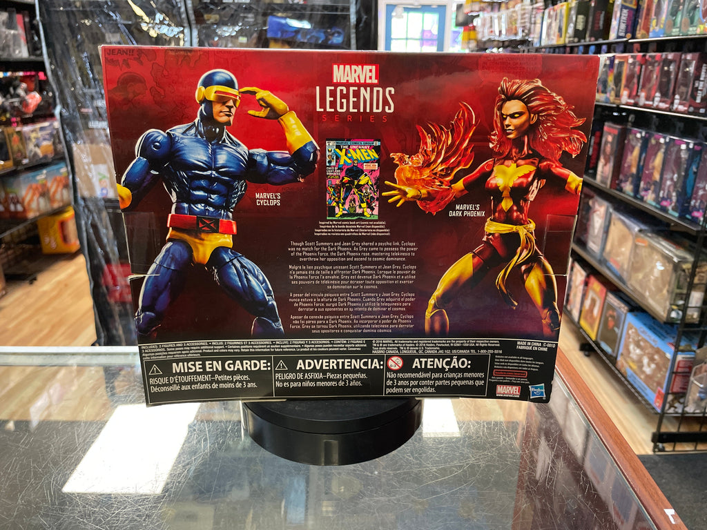Dark Phoenix & Cyclops 2 Pack Toys R Us Exclusive (Marvel Legends, Hasbro) *SEALED* product image 2, provided for visual