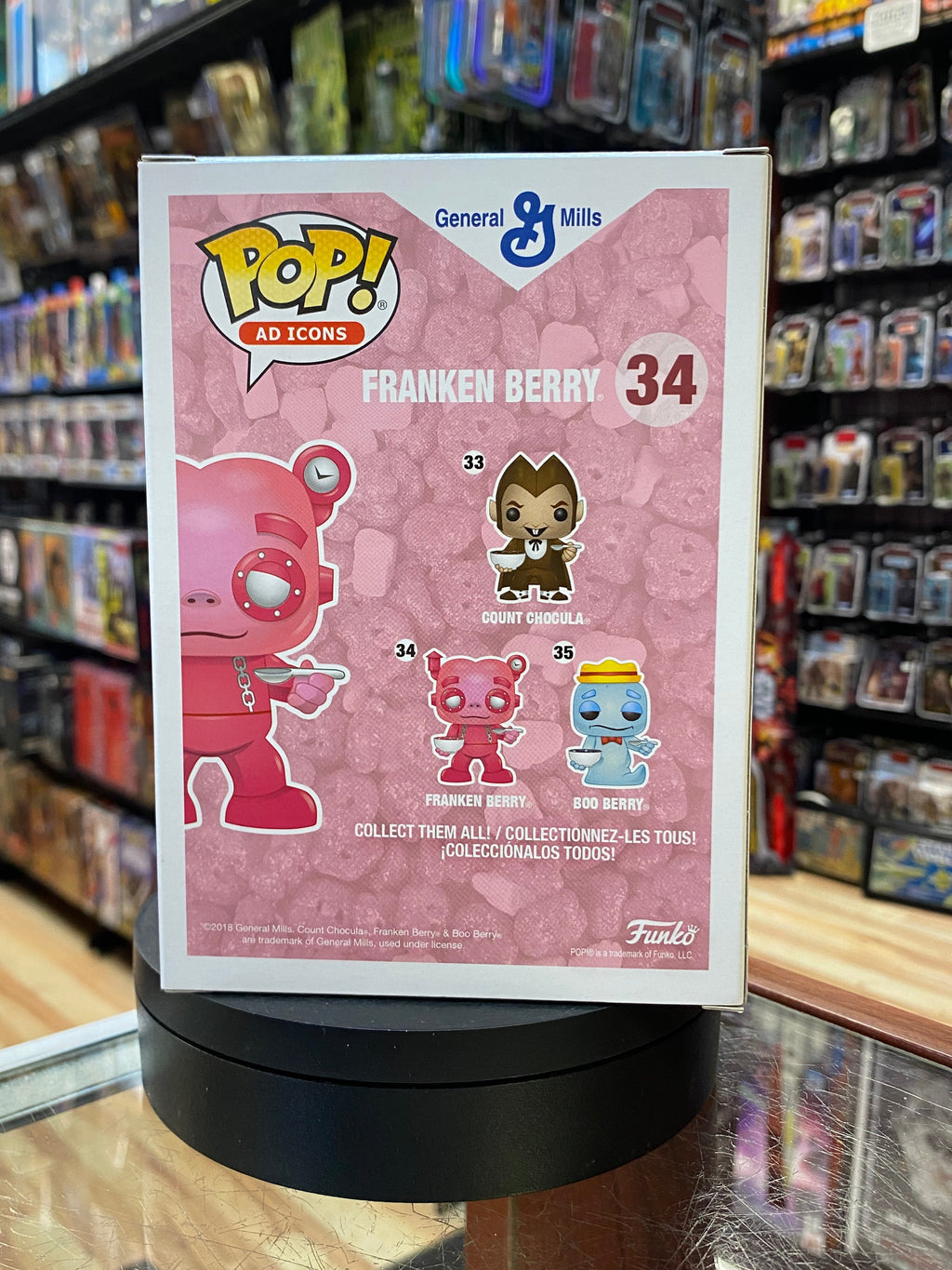 Franken Berry #34 (Funko Pop, Ad Icons) EXCLUSIVE product image 3, provided for visual reference and product detail review