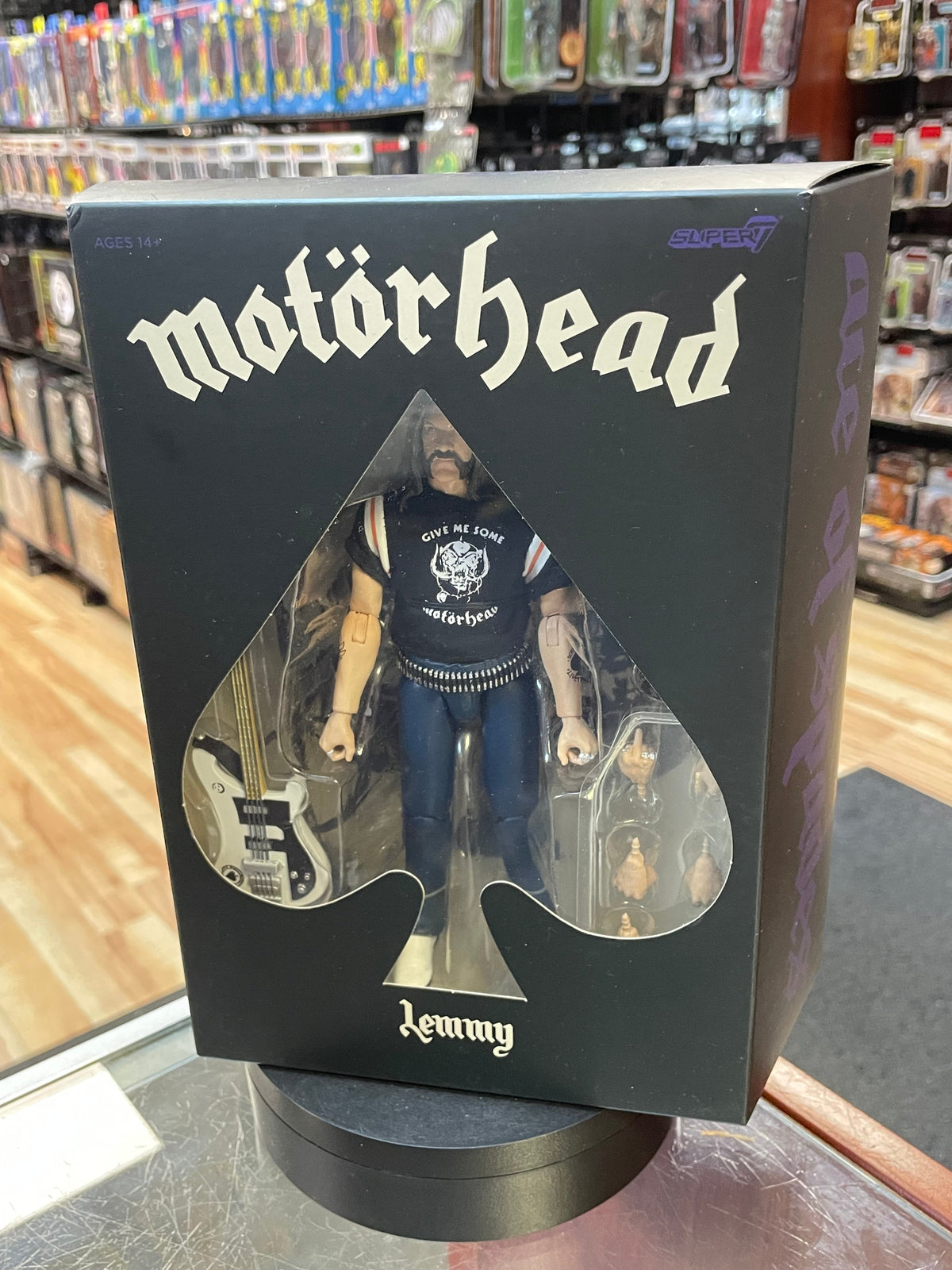 Lemmy (Motorhead, Super7 Ultimates) SEALED product image 2, provided for visual reference and product detail review