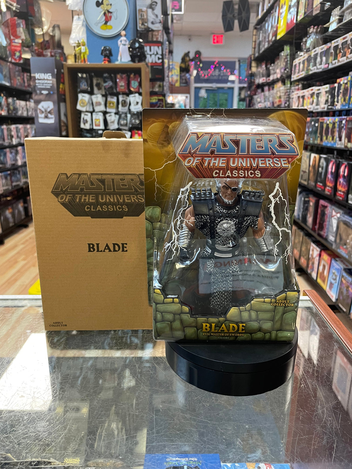 Blade (MOTU Classics, Masters Of The Universe, Mattel) SEALED product image 1, provided for visual reference and product