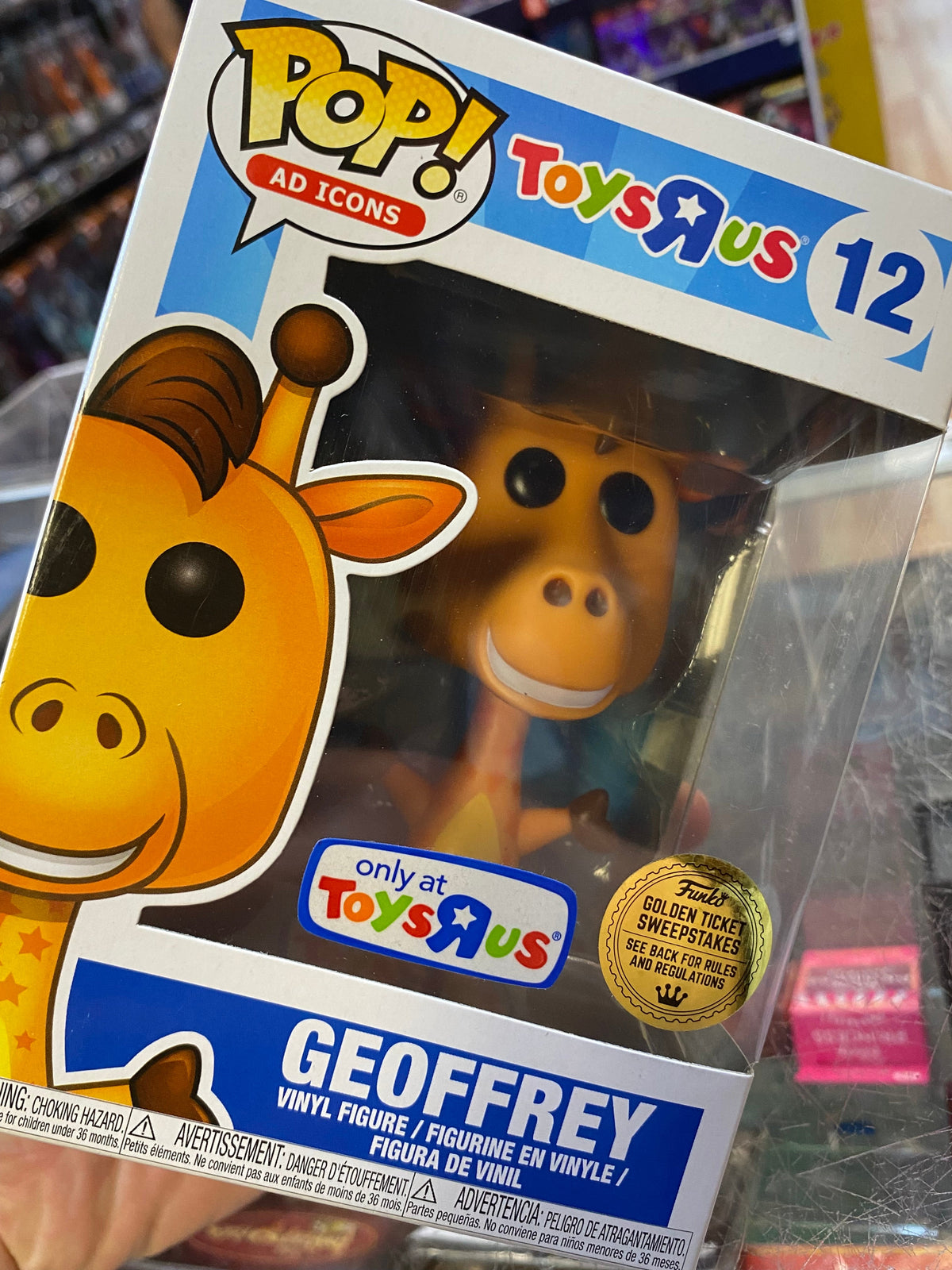 Geoffrey Golden Ticket #12 (Funko Pop, Ad Icons) EXCLUSIVE product image 7, provided for visual reference and product detail