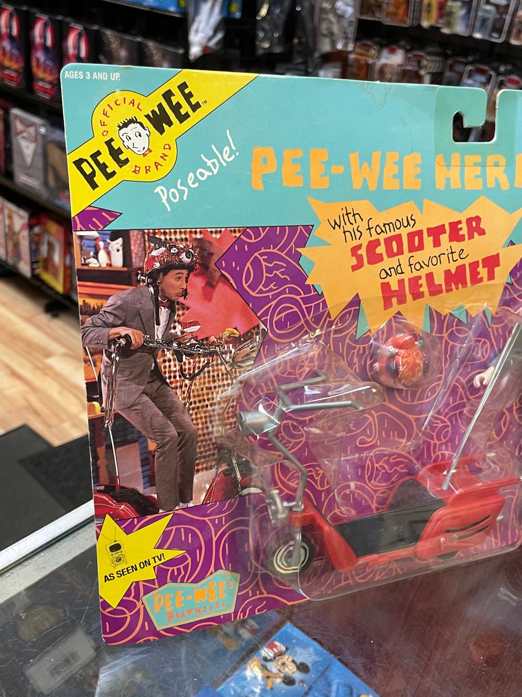 Pee Wee Herman with Scooter (Vintage Pee-Wee’s Playhouse, Matchbox) product image 6, provided for visual reference and