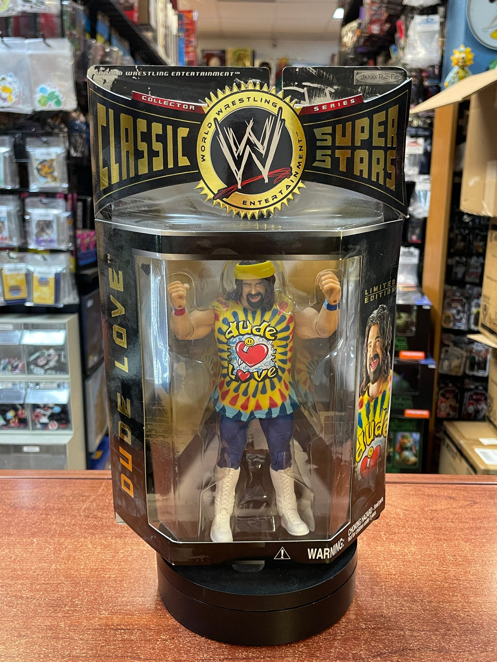 Dude Love (WWF Classic Superstars, Jakks) **SEALED** product image 1, provided for visual reference and product detail review