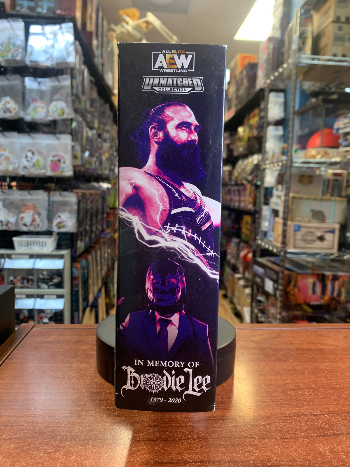 In Memory Of Brodie Lee (All Elite Wrestling AEW, Jazwares) **SEALED** product image 6, provided for visual reference and
