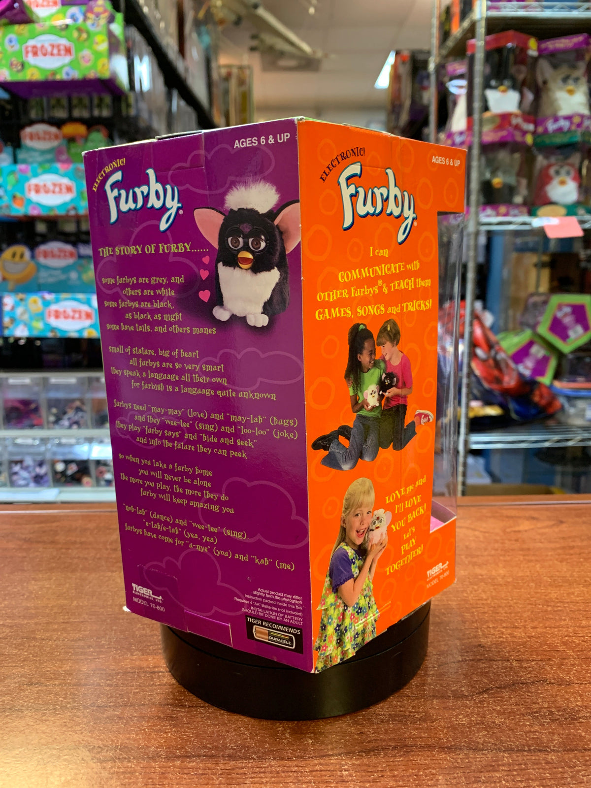 LadyBug Furby EYE ERROR (Vintage Furby, Tiger Electronics) SEALED product image 3, provided for visual reference and product