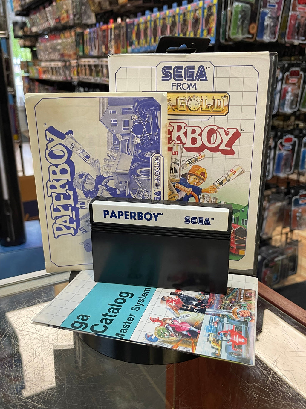 Paperboy UK (SEGA Master System SMS, Video Games) **COMPLETE** product image 1, provided for visual reference and product