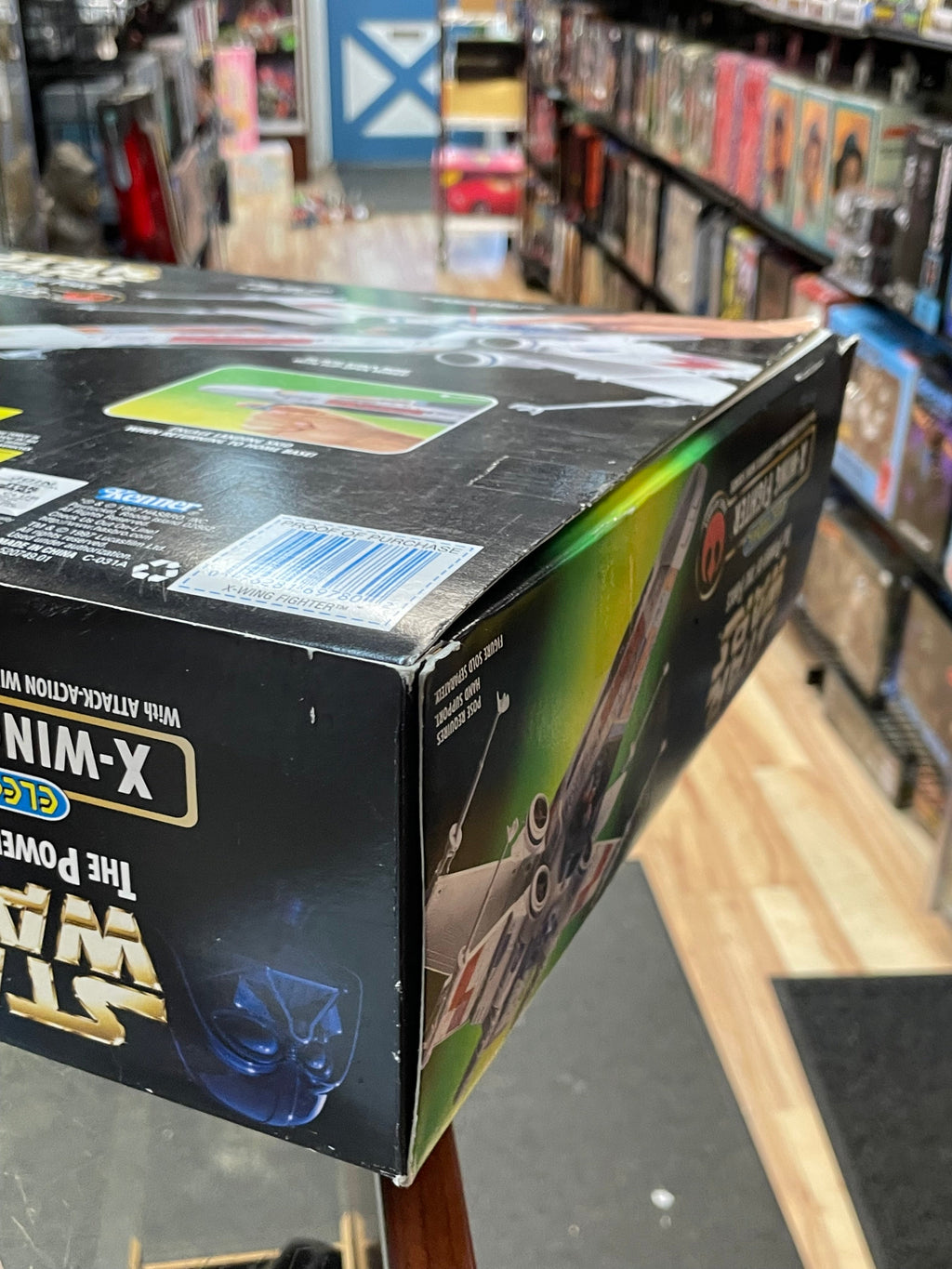 Electronic X- Wing Fighter (Vintage Star Wars POTF, Kenner) OPEN BOX product image 8, provided for visual reference and