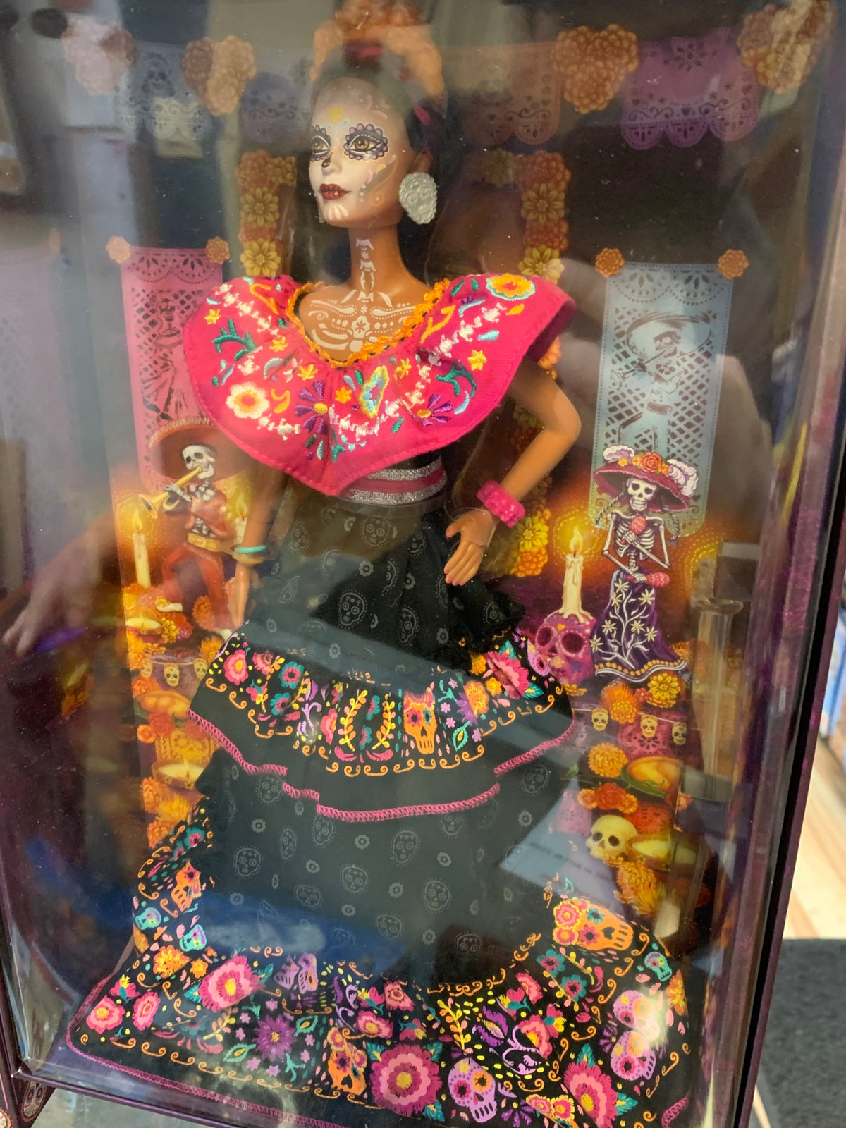 Dia De Muertos Day Of The Dead Barbie Doll #GXL27 (Barbie Signature, Mattel) NEW product image 7, provided for visual