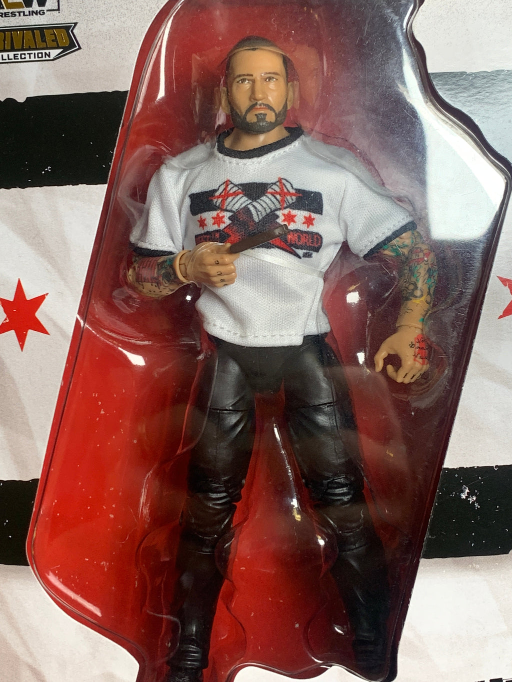 Ice Cream CM Punk #93 (All Elite Wrestling AEW, Jazwares) **SEALED** product image 2, provided for visual reference and
