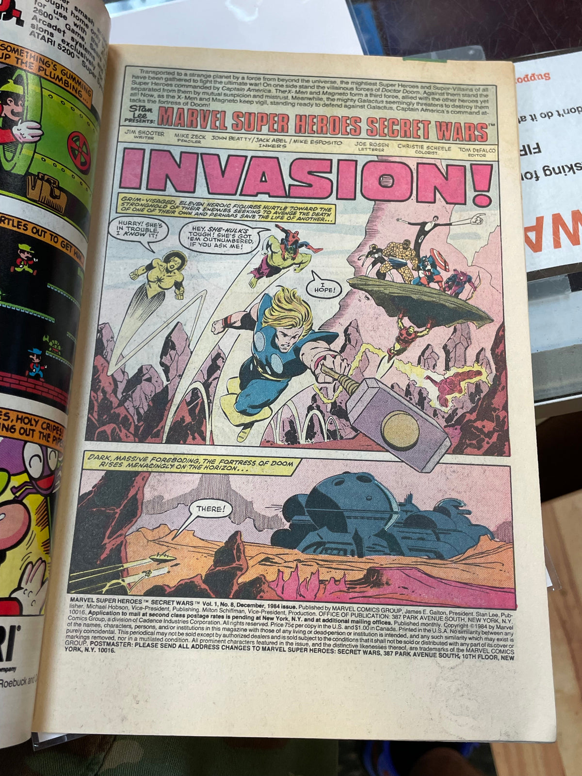 Secret Wars #8 Newsstand -1st Black Symbiote- 0597 (Marvel, Comics) product image 24, provided for visual reference and