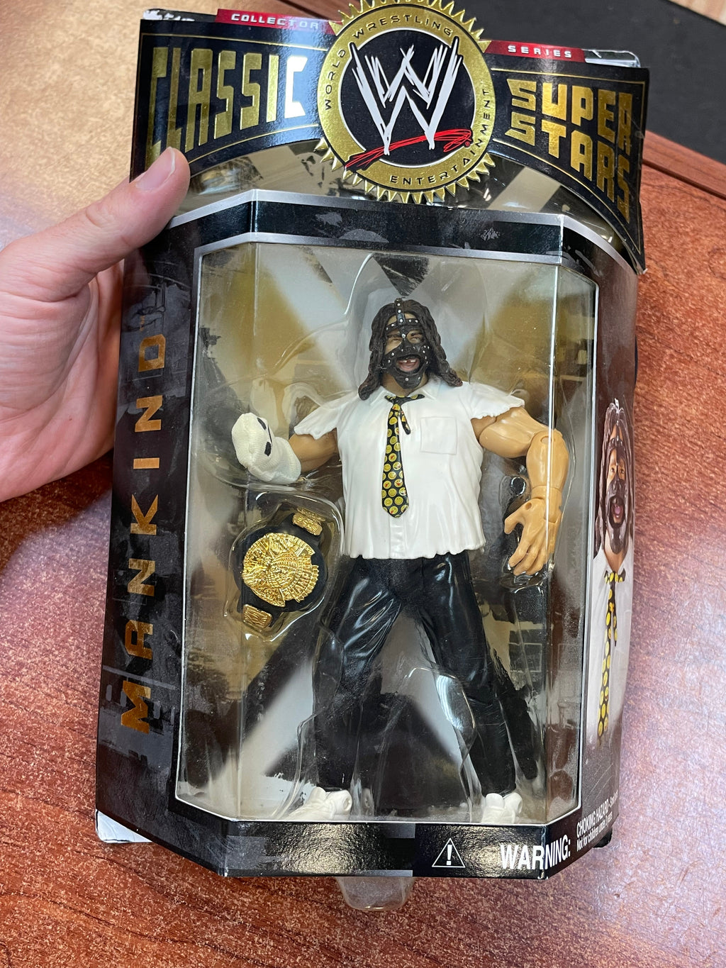 Mankind (WWF Classic Superstars, Jakks) **SEALED** product image 4, provided for visual reference and product detail review