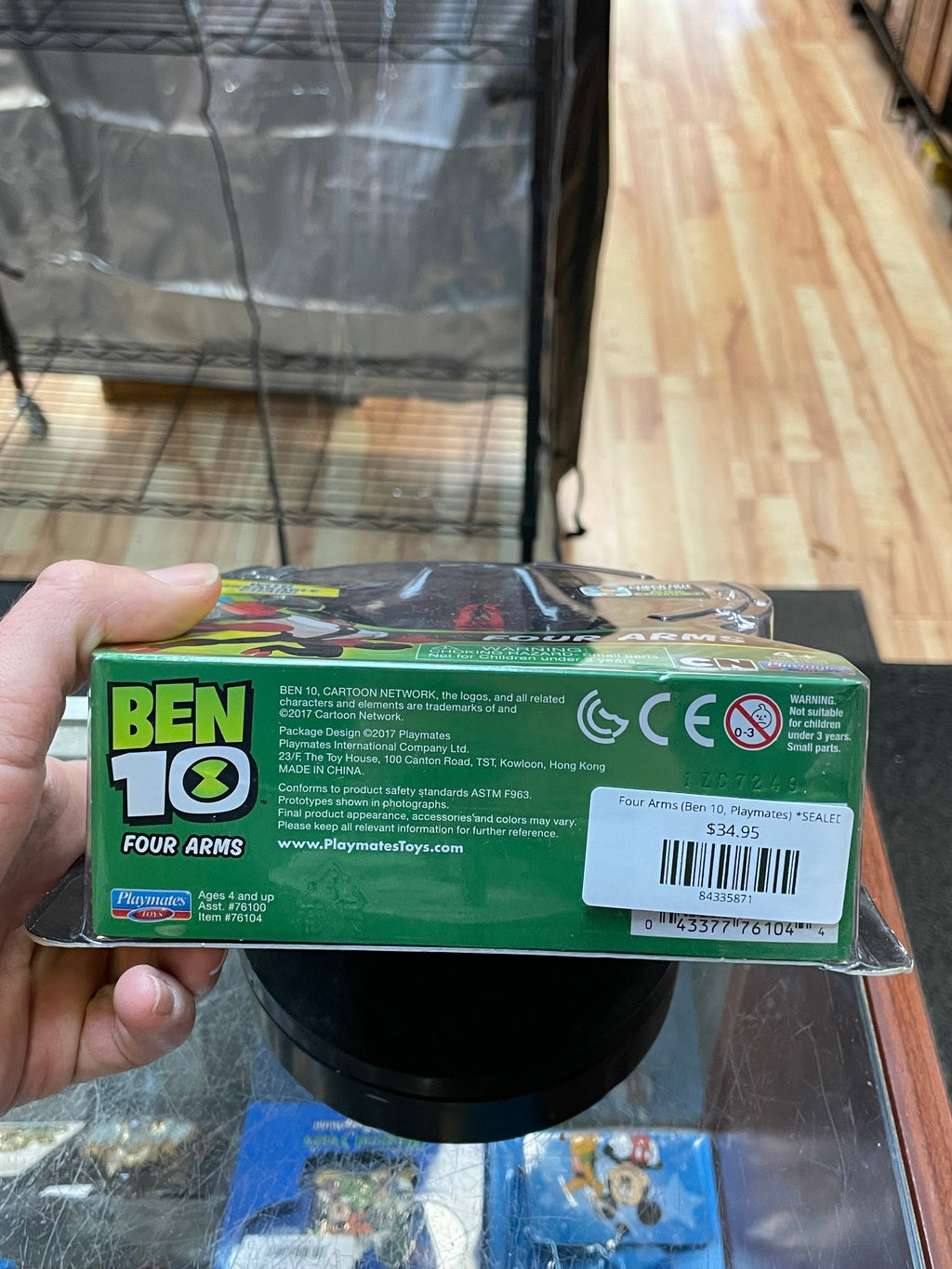 Four Arms (Ben 10, Playmates) *SEALED* product image 4, provided for visual reference and product detail review