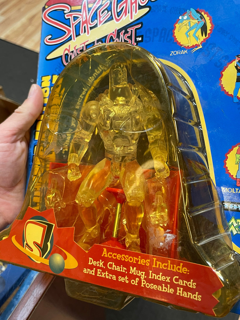 Translucent Space Ghost (Art Asylum, Space Ghost Coast to Coast) **SEALED** product image 7, provided for visual reference